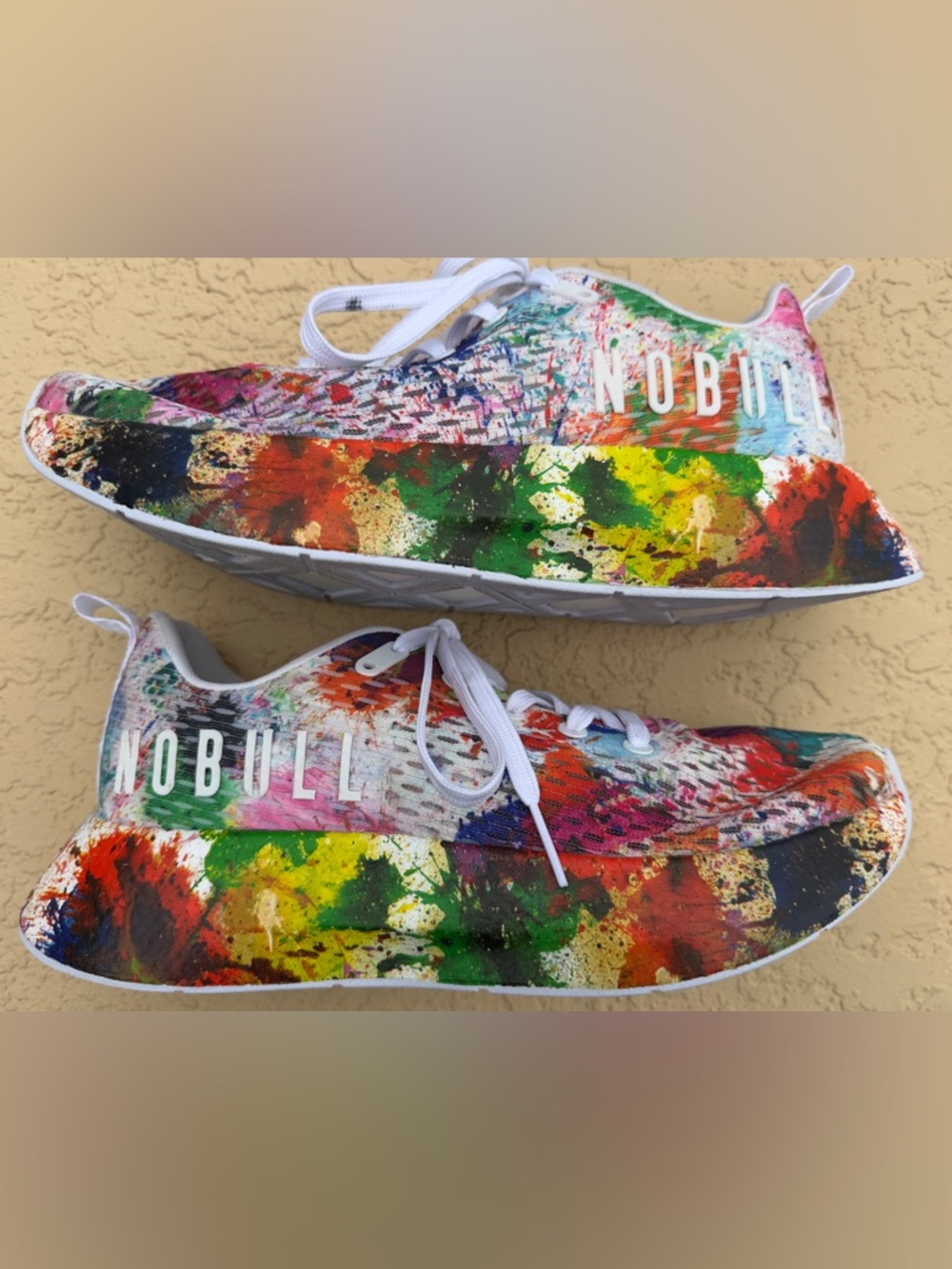 Nobull Project Pride Paint Splatter Running Shoes W Size 11 / Size 9.5 in VGC - Picture 11 of 15